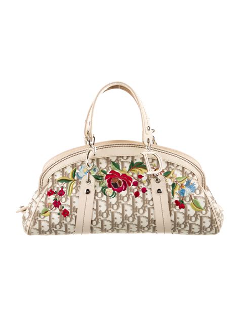 dior flower bowler bag.